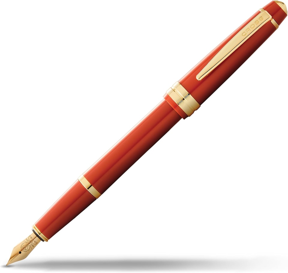 Cross X-Fine Nib Fountain Pen | Luxury Resin Fountain Pen with Gift Box & Lifetime Warranty