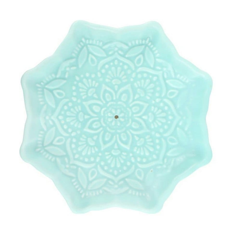 image 1 of Something Different Mandala Incense Stick Holder - Blue - One Size