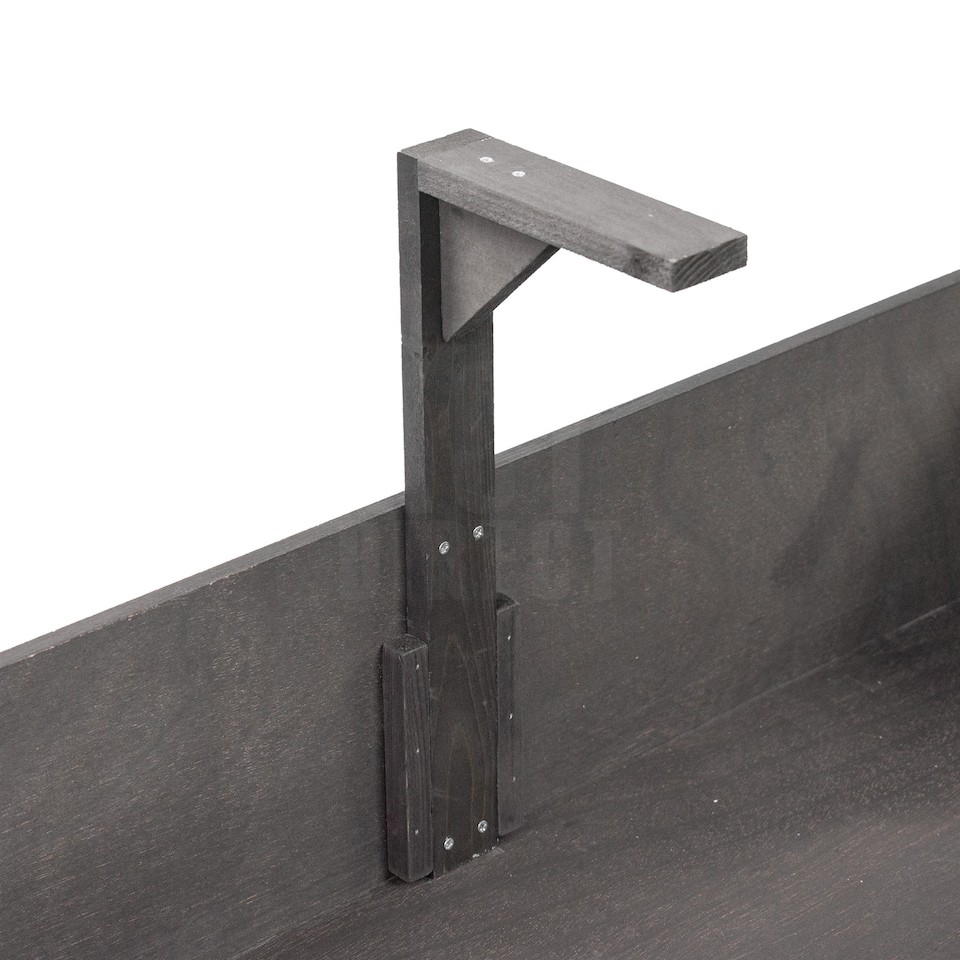 image 1 of KCT Tortoise Table Large Black Reptile Vivarium Cage Hide with Open Run and Lamp Arm