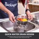 image 6 of Buckingham Premium Stainless Steel Deep Colander 1.5 Litre / 17.5 cm