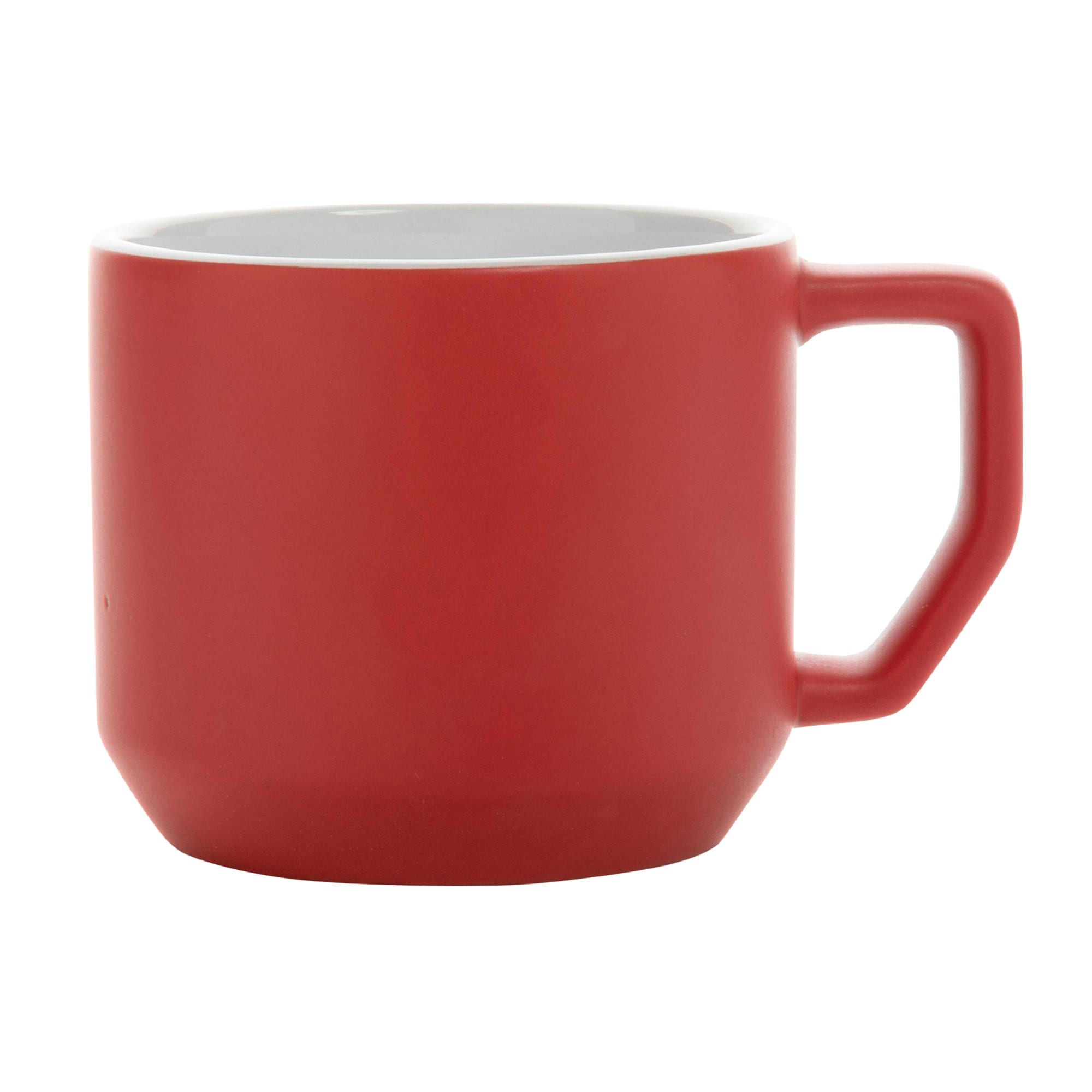 XD Collection Modern Ceramic 350ml Mug - Red/White - One Size