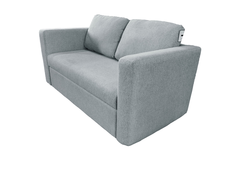 image 1 of The Brenta 2 Seater Slide Storage Sofa in Grey, Silver or Navy | Silver | One Size