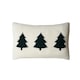 image 2 of BHS Christmas Trees Cushion, Green