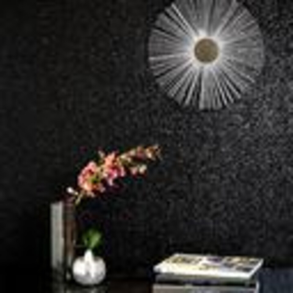 image 1 of Arthouse Sequin Sparkle Black Wallpaper