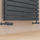 image 2 of Talus Bold - Anthracite Thermostatic Radiator Valve & Installation Kit Angled 15mm