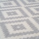 image 2 of The Rugs Outdoor Indoor Diamond Garden Patio Rug Weather Resistant Jet Washable | 100