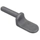 image 2 of 12.5mm Weld On Gudgeon Tailboard Hinge Pin for Trucks Trailers Self Colour 6pc Grey