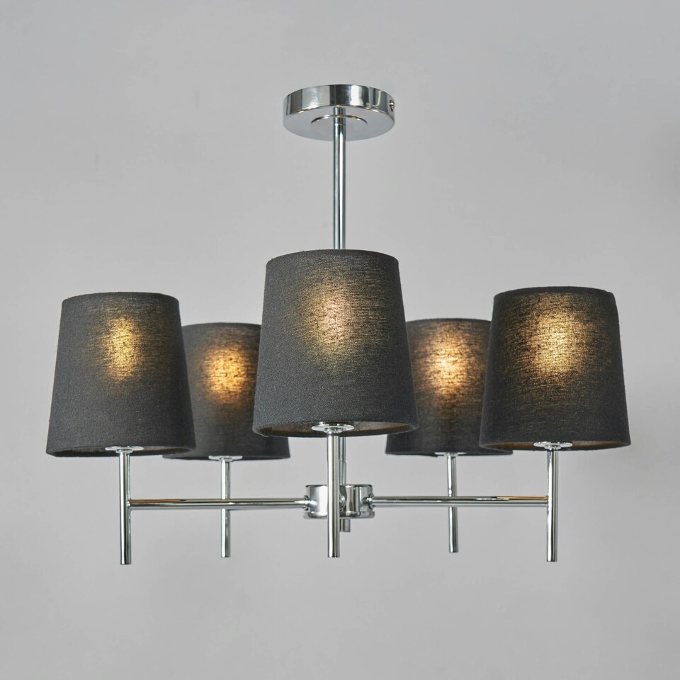 image 1 of BHS Mira 5 Light Flush Ceiling Light