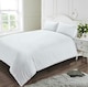 image 2 of Egyptian Cotton Duvet Cover Set 400 Thread Count - Double - White