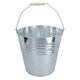 image 4 of 10L Galvanised Steel Metal Bucket Pail Water Coal Fire Greenhouse Garden Plants 2pc