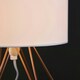 image 2 of ValueLights Angus Copper Geometric Table Lamp with LED Bulb Copper