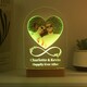 image 6 of Personalised Heart Photo Upload LED Light