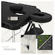 image 8 of Massage Table Phuket - 3 zones, 70 cm wide, aluminium frame, carry bag and masks | Black | black | 1