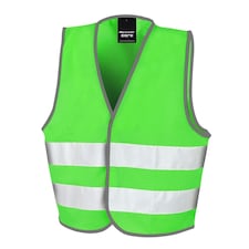 SAFE-GUARD by Result Childrens/Kids Core Enhanced Hi-Vis Vest - Lime Green - 10-12 Years