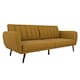 image 2 of Brittany Sofa Bed in Linen Mustard Yellow | MUSTARD