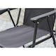 image 4 of Gr8 Garden 2 x Black Folding Chair Garden Deck Patio Camping Beach Fishing Outdoor Seat Set