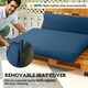 image 5 of Outsunny 2 Seat Pallet Cushions 20cm Thick Outdoor Seat Pads, Charcoal Grey 