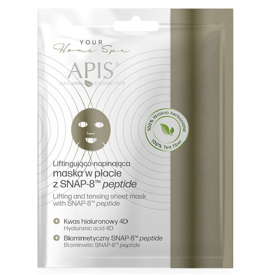 image 1 of Apis Lifting and Tensing Sheet Mask with SNAP-8 MT Peptide
