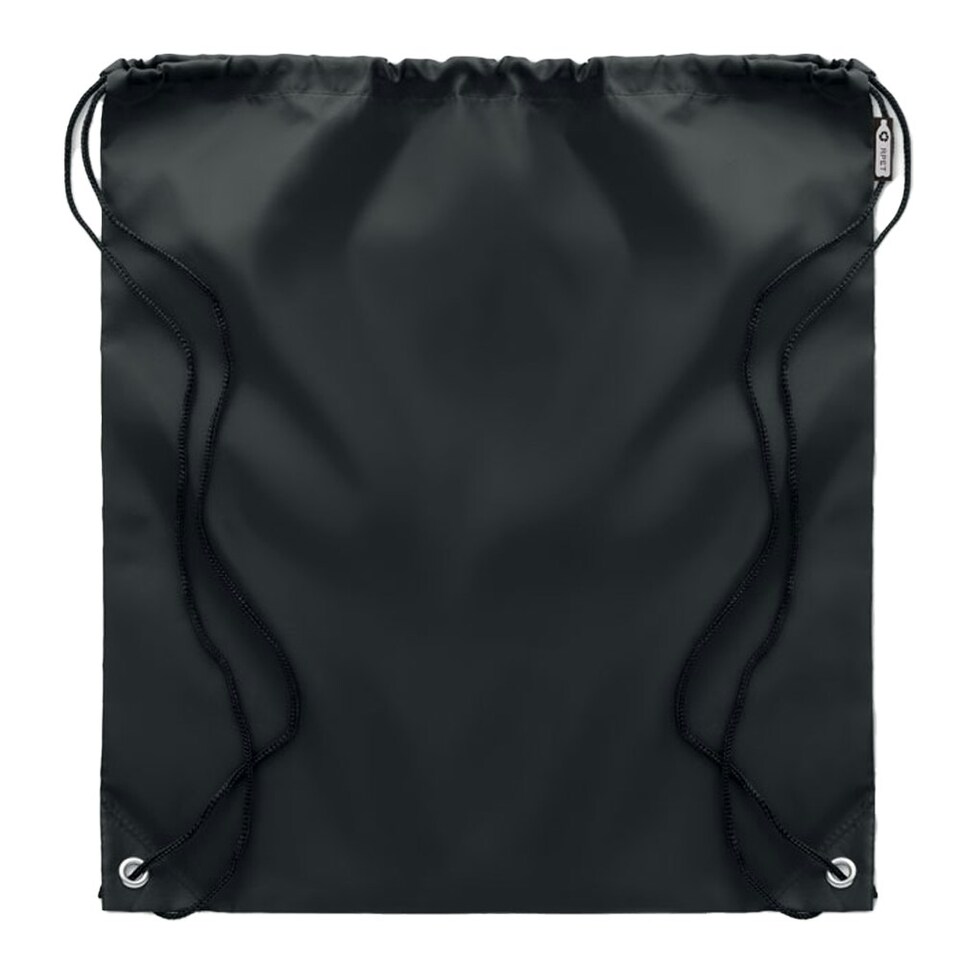 image 1 of MidOcean Shooppet RPET 190T Drawstring Bag - Black - One Size Black