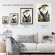 image 3 of Goshawk and Stanley Hawk Audubon Nature Framed Wall Art Print 12X16"