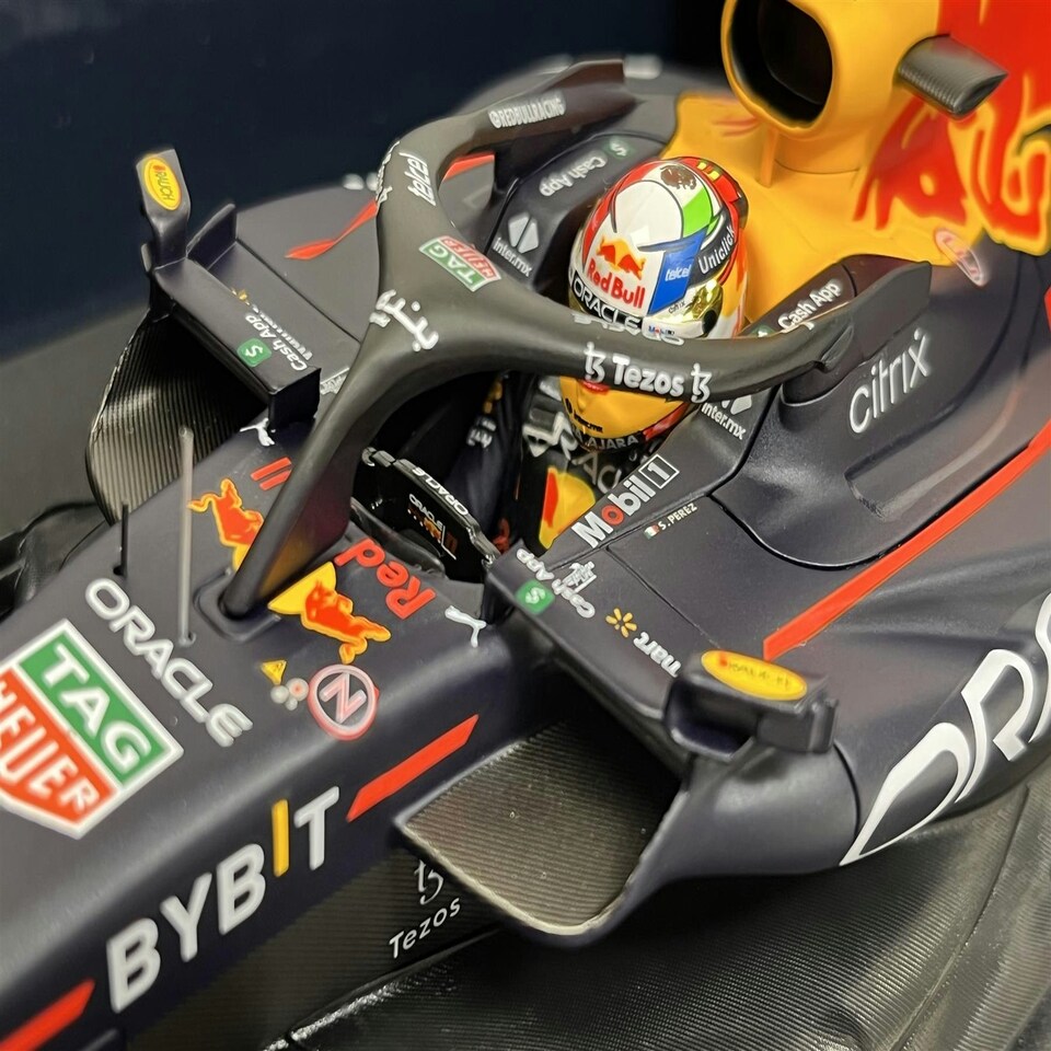 image 1 of Sergio Perez Red Bull Racing RB18 Saudi Arabian GP 2022 1:18 Minichamps 110220011