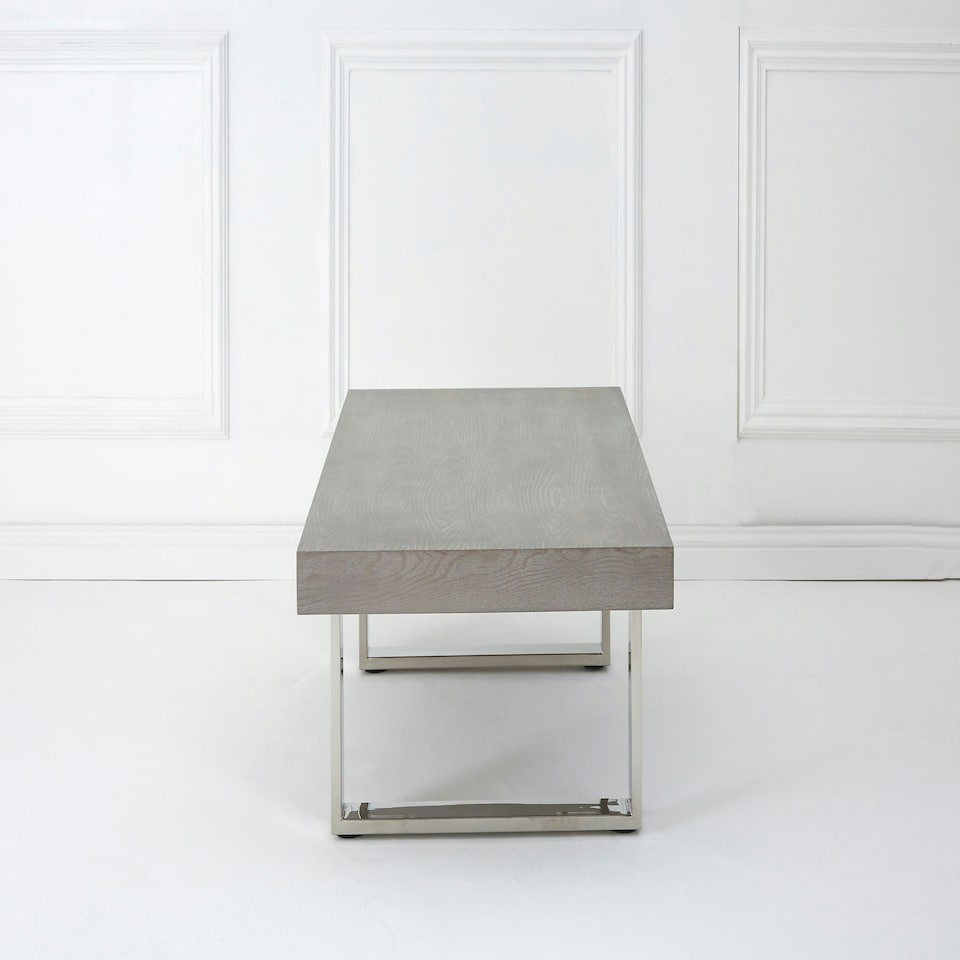image 1 of Interiors by Premier Grey Elm Wood Coffee Table Grey