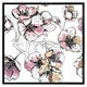 image 2 of Flower illustration (Picture Frame) Brown | XL