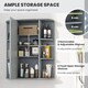 image 8 of COSTWAY Bathroom Medicine Cabinet with Mirror Adjustable Shelves