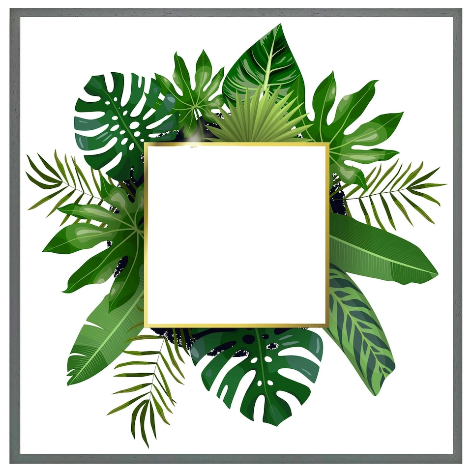 image 1 of Botanical frame (Picture Frame) Brown | M