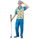 image 1 of Golf 'Hole In One' Top, Trousers and Visor Set Blue | M