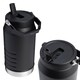 image 5 of IceFlow Flip Straw 2.0 Jug 1.9L Water Bottle | Black | Black | 1