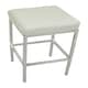 image 3 of Interiors by Premier Baina White Pu And Chrome Finish Bar Stool