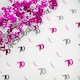 image 1 of 70th Birthday Confetti Pink & Silver 1 pack x 14 grams birthday decoration Foil Metallic 1 pack
