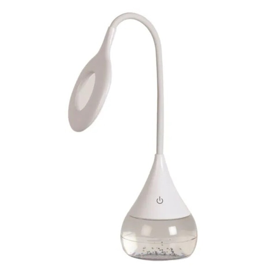 image 1 of Aromatize LED Colour Changing Flexible Neck Glitter Lamp Multi