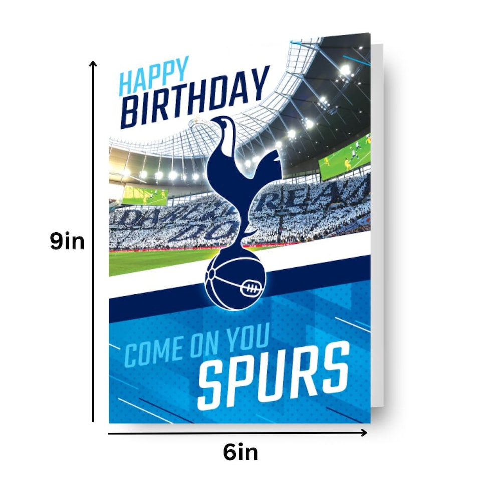 image 1 of Tottenham Hotspur FC Birthday Sound Card