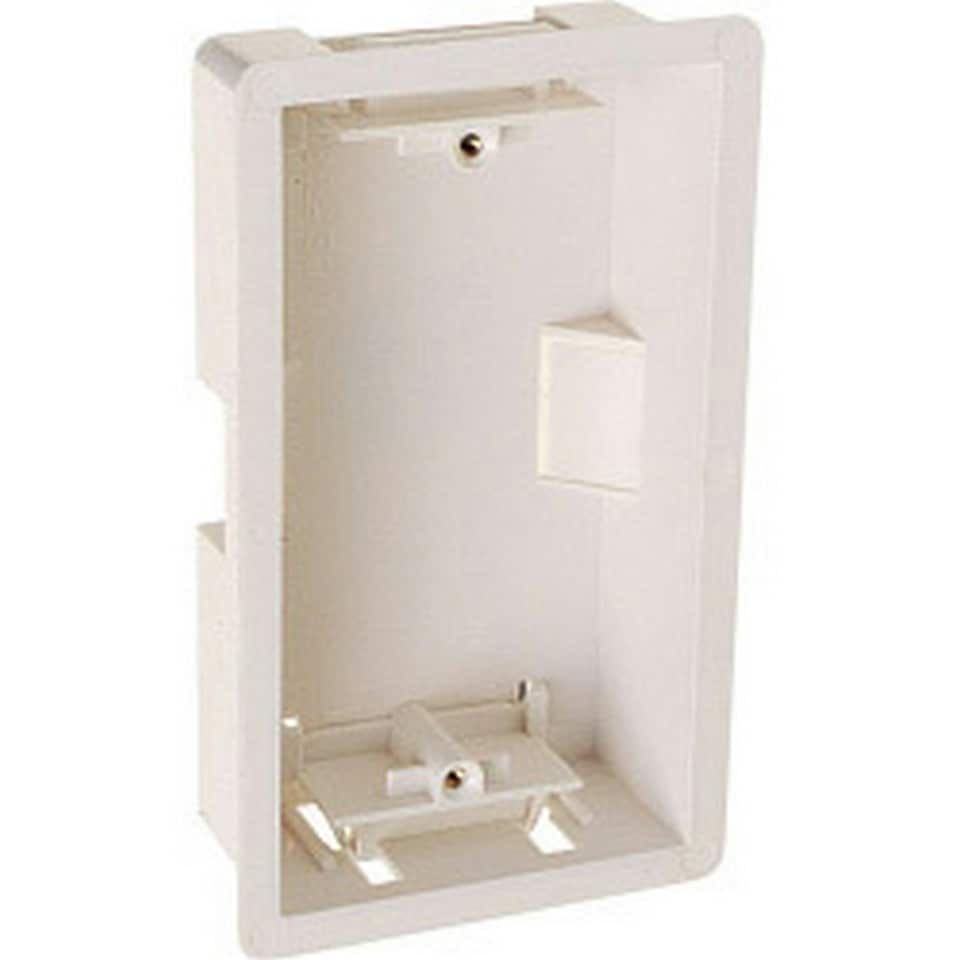 Dencon 2 Gang Dry Lining Box - White - 36mm