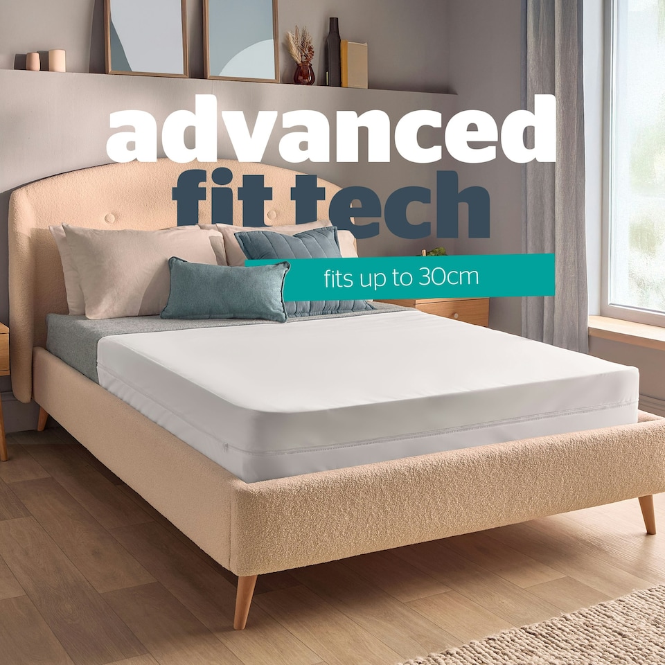 image 1 of Silentnight Waterproof Complete Mattress Encasement Protector White | Single