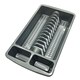 image 3 of Silver Rectangular Washing Up Bowl & Dish Rack Sets Ideal For Kitchens & Sinks Silver