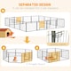 image 4 of PawHut 16 Panels Heavy Duty Puppy Play Pen for Small 60Hcm