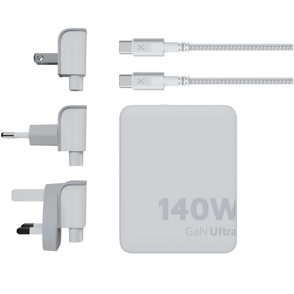 image 1 of Xtorm GaN2 Ultra XVC2140 Travel Charger (UK Plug) - White - One Size