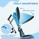 image 2 of HOMCOM 6 in 1 Kids Trike, Stroller with Parent Handle, Blue
