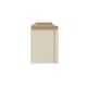 image 4 of GFW Lancaster 2 Door Shoe Bench - Cream