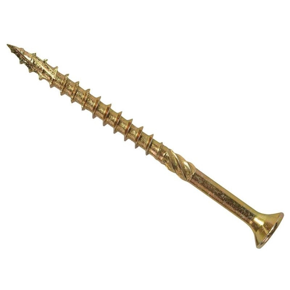 Forgefix Forgefast Pozi Compatible Wood Screws, Box - Multi Colour - 3.5 x 25mm