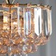 image 4 of Fargo 3 Light Ceiling Pendant Acrylic, Brass, E14