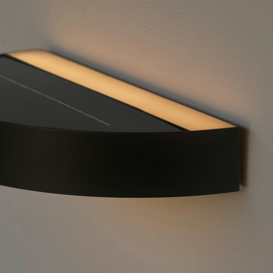 image 1 of Monay Round Solar | Wall light | Black Black | Black