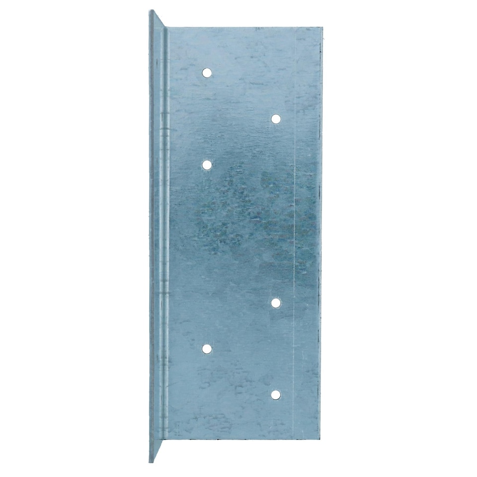 image 1 of Fence Post Extender Angle Bracket Galvanised 70 x 70 x 180mm Holder Support