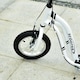image 8 of HOMCOM Kids Stunt Scooter with 12" Rubber Tyres, Adjustable Handlebar, White