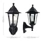 image 5 of ValueLights Black Mayfair PIR Outdoor Wall Lantern & Bulb | Black