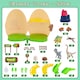 image 2 of 26-Piece Dinosaur EGG Toy Set – Dinosaurs, Slide Track, Mini Dino Car & Electric Volcano!