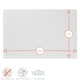 image 3 of Harbour Housewares Glass Kitchen Chopping Board - 30 x 20cm - Grey - Cutting Board Worktop Saver Worksurface Protector Glass Chopping Board Grey